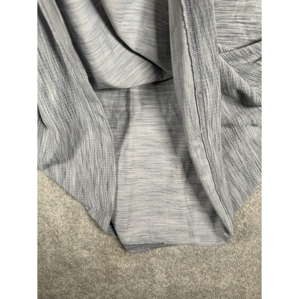 Under Armour Pullover Shirt Mens Lg Gray Long Sleeve Heat Gear Fitted 1/4 Zip - Picture 7 of 12
